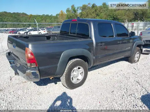 5TFJX4GN0CX010693 — 2012 Toyota Tacoma, фото 5 с аукциона IAAI, Передняя часть