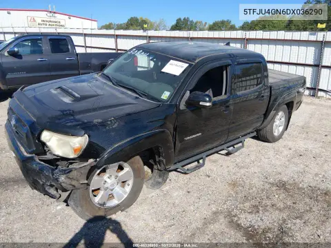 2013 Toyota Tacoma Prerunner V6 VIN 5TFJU4GN6DX036290 фото 2