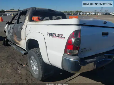 2013 Toyota Tacoma Base V6 VIN 3TMLU4EN1DM123726 фото 3