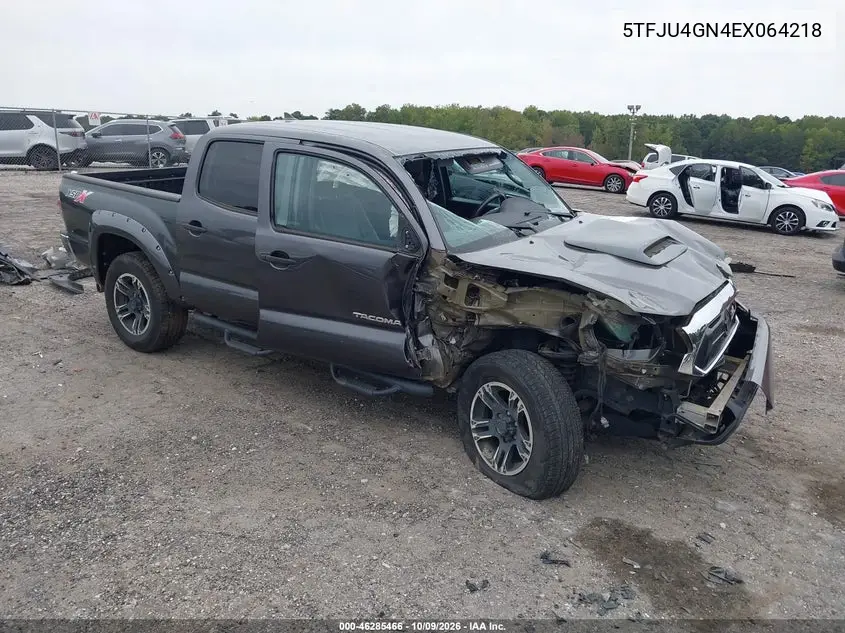2014 Toyota Tacoma Prerunner V6 VIN 5TFJU4GN4EX064218 фото 1