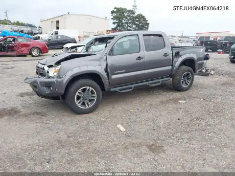 2014 Toyota Tacoma Prerunner V6 VIN 5TFJU4GN4EX064218 фото 2