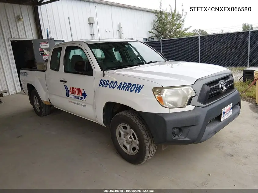 2015 Toyota Tacoma VIN 5TFTX4CNXFX066580 фото 2