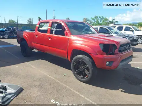 3TMMU4FN5FM076206 — 2015 Toyota Tacoma, Правый бок, фото до ремонта