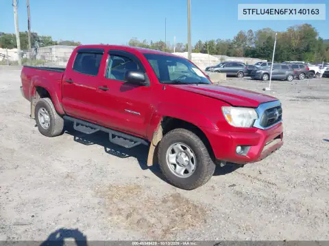 5TFLU4EN6FX140163 — 2015 Toyota Tacoma, Передний левый, фото до ремонта