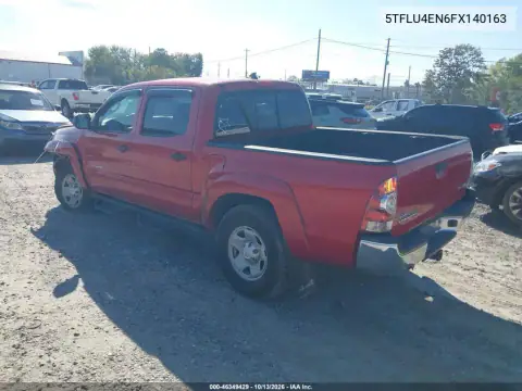 5TFLU4EN6FX140163 — 2015 Toyota Tacoma, фото 4 с аукциона IAAI, Передний левый