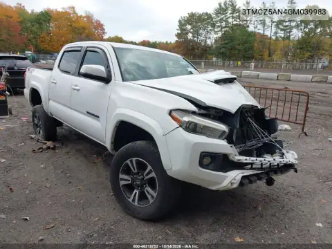 3TMCZ5AN4GM039983 — 2016 Toyota Tacoma, Передняя часть, фото до ремонта