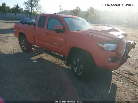 5TFSZ5AN3HX049833 — 2017 Toyota Tacoma, Неизвестные повреждения, фото до ремонта