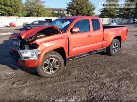 5TFSZ5AN3HX049833 — 2017 Toyota Tacoma, фото 3 с аукциона IAAI, Не указано