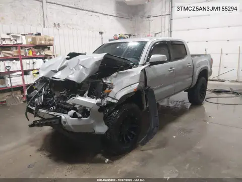 2018 Toyota Tacoma Trd Sport VIN 3TMCZ5AN3JM155294 фото 2
