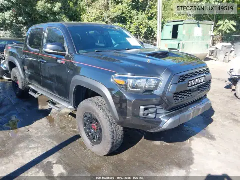 5TFCZ5AN1JX149519 — 2018 Toyota Tacoma, Левая сторона, фото до ремонта