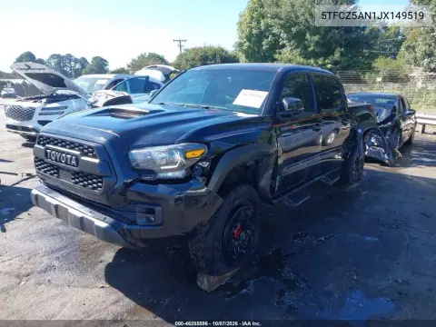 2018 Toyota Tacoma Trd Pro VIN 5TFCZ5AN1JX149519 фото 3
