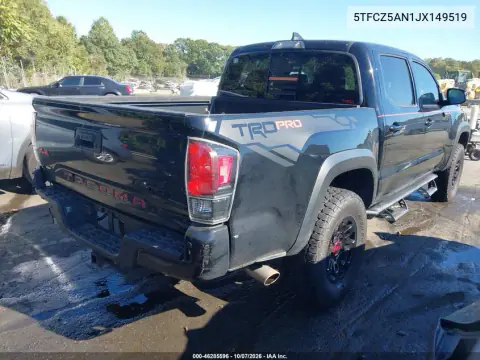 2018 Toyota Tacoma Trd Pro VIN 5TFCZ5AN1JX149519 фото 5