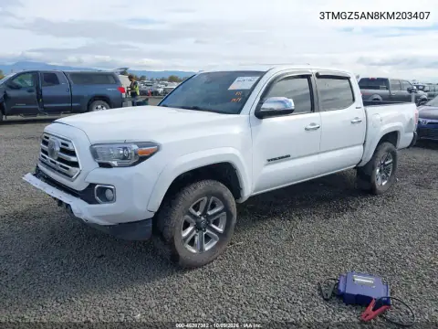 2019 Toyota Tacoma Limited VIN 3TMGZ5AN8KM203407 фото 3