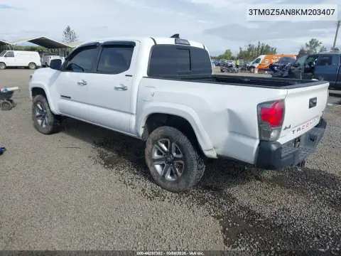 2019 Toyota Tacoma Limited VIN 3TMGZ5AN8KM203407 фото 4