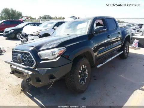 2019 Toyota Tacoma Trd Off Road VIN 5TFCZ5AN8KX205280 фото 3