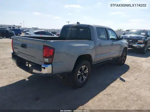 2020 Toyota Tacoma Sr5 VIN 5TFAX5GNXLX174202 фото 5