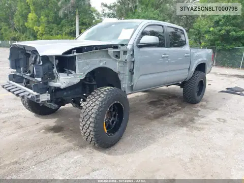 3TYAZ5CN8LT000798 — 2020 Toyota Tacoma, фото 2 с аукциона IAAI, Передняя часть