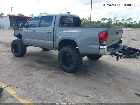 3TYAZ5CN8LT000798 — 2020 Toyota Tacoma, фото 3 с аукциона IAAI, Передняя часть