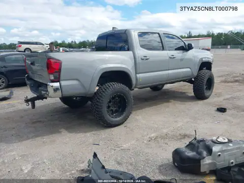 3TYAZ5CN8LT000798 — 2020 Toyota Tacoma, фото 4 с аукциона IAAI, Передняя часть