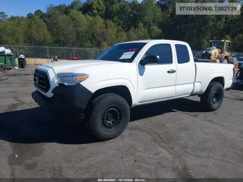 3TYRX5GN4LT002129 — 2020 Toyota Tacoma, фото 3 с аукциона IAAI, Задняя часть