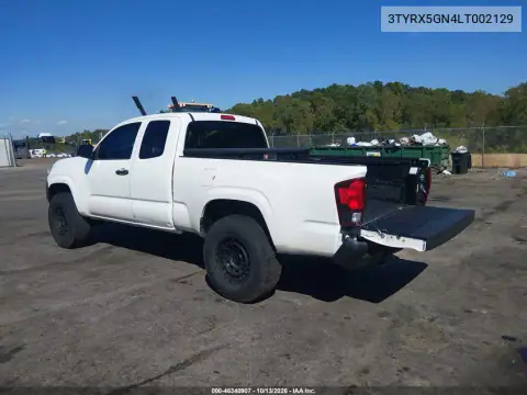 3TYRX5GN4LT002129 — 2020 Toyota Tacoma, фото 4 с аукциона IAAI, Задняя часть