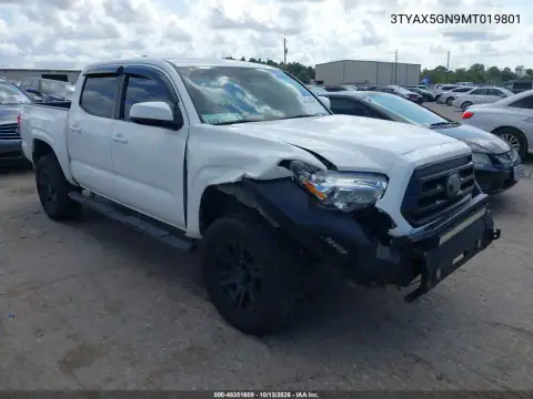 3TYAX5GN9MT019801 — 2021 Toyota Tacoma, Передняя часть, фото до ремонта