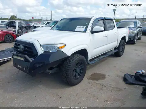 3TYAX5GN9MT019801 — 2021 Toyota Tacoma, фото 3 с аукциона IAAI, Передняя часть