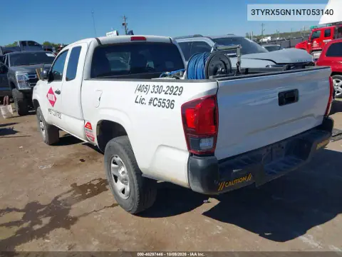 2022 Toyota Tacoma Sr VIN 3TYRX5GN1NT053140 фото 3