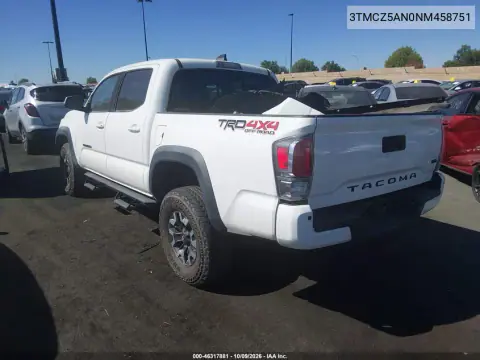 2022 Toyota Tacoma Trd Off Road VIN 3TMCZ5AN0NM458751 фото 4