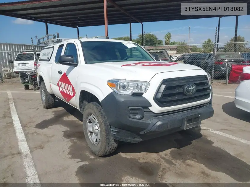 2023 Toyota Tacoma Sr VIN 3TYSX5EN4PT018082 фото 2
