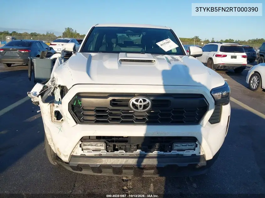 2024 Toyota Tacoma Trd Sport VIN 3TYKB5FN2RT000390 фото 13