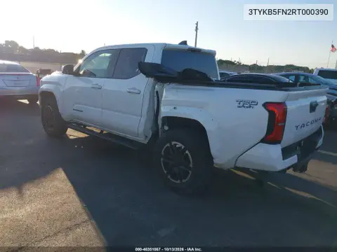 2024 Toyota Tacoma Trd Sport VIN 3TYKB5FN2RT000390 фото 4
