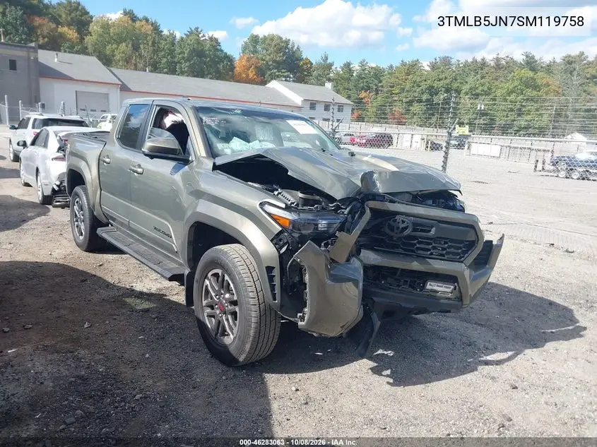 2025 Toyota Tacoma Trd Sport VIN 3TMLB5JN7SM119758 фото 2