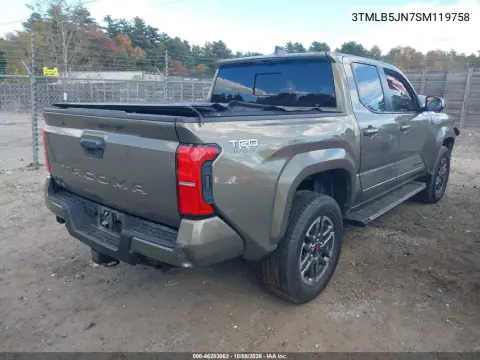 2025 Toyota Tacoma Trd Sport VIN 3TMLB5JN7SM119758 фото 5