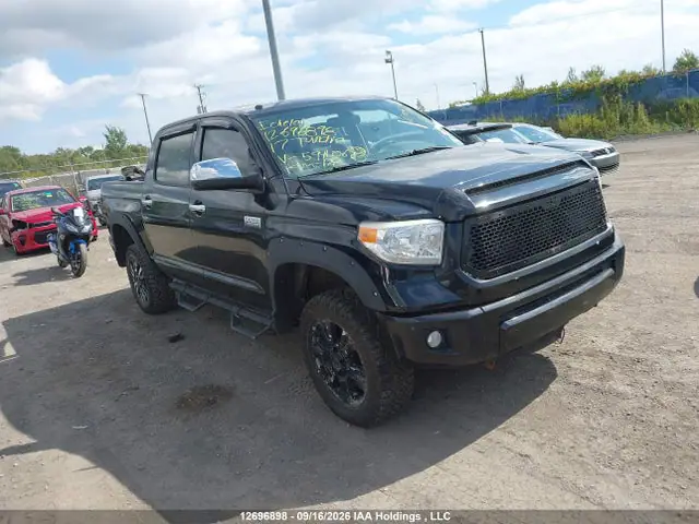 5TFAY5F12HX591106 — 2017 Toyota Tundra Platinum 5.7L V8, Левый бок (Left Side), фото до ремонта
