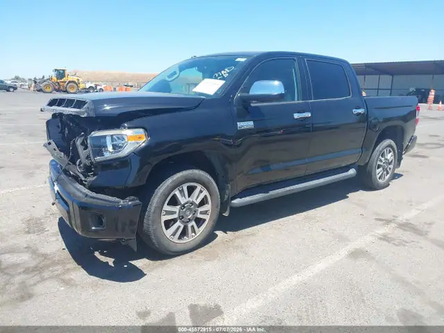 2018 Toyota Tundra Platinum 5.7l V8 VIN 5TFAY5F16JX764678 фото 2