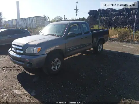 5TBBN44123S380778 — 2003 Toyota Tundra, фото 3 с аукциона IAAI 16.10.2026, Естественный износ