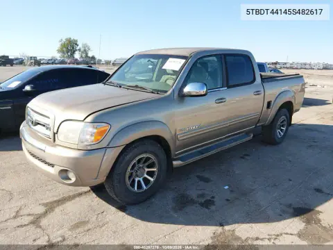 2005 Toyota Tundra Sr5 V8 VIN 5TBDT44145S482617 фото 2