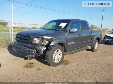 2005 Toyota Tundra Sr5 V8 VIN 5TBET34145S463385 фото 3