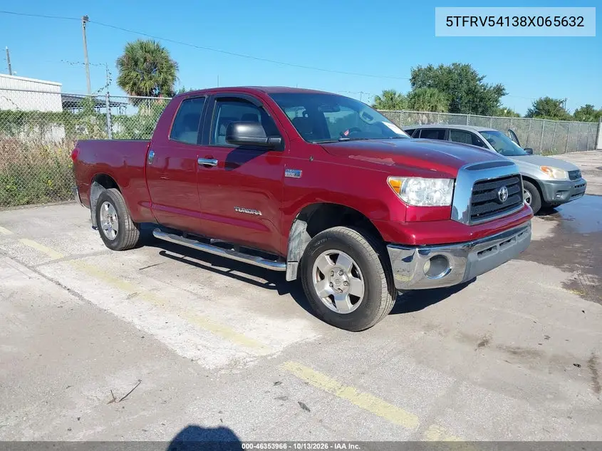 5TFRV54138X065632 — 2008 Toyota Tundra, фото 2 с аукциона IAAI 14.10.2026, Передний левый