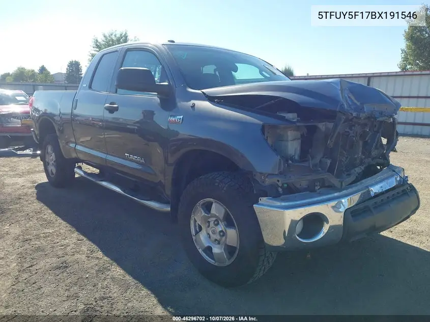 2011 Toyota Tundra Grade 5.7L V8 VIN 5TFUY5F17BX191546 фото 2