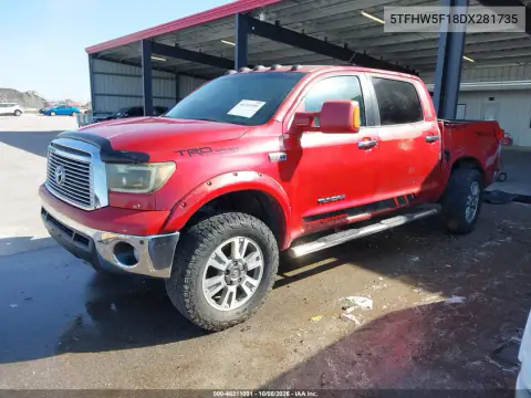 2013 Toyota Tundra Platinum 5.7L V8 VIN 5TFHW5F18DX281735 фото 3