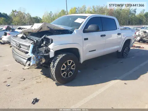 2015 Toyota Tundra Sr5 5.7L V8 VIN 5TFDW5F12FX441366 фото 3