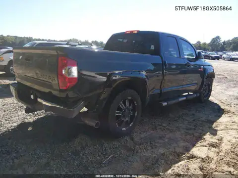 5TFUW5F18GX505864 — 2016 Toyota Tundra, фото 5 с аукциона IAAI, Справа сзади