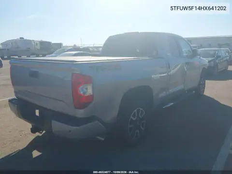 2017 Toyota Tundra Sr5 5.7L V8 VIN 5TFUW5F14HX641202 фото 5