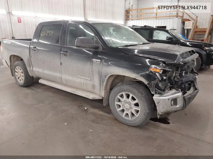 5TFDY5F15LX944718 — 2020 Toyota Tundra, фото 2 с аукциона IAAI, Передняя часть