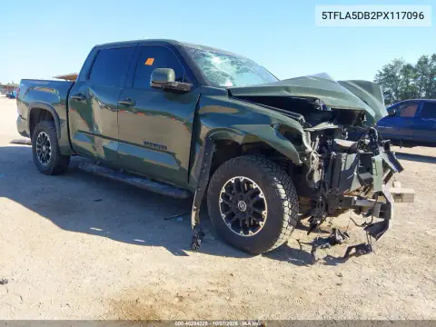 5TFLA5DB2PX117096 — 2023 Toyota Tundra, Передняя часть, фото до ремонта
