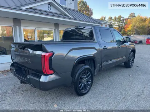 2023 Toyota Tundra Platinum VIN 5TFNA5DB0PX064486 фото 4