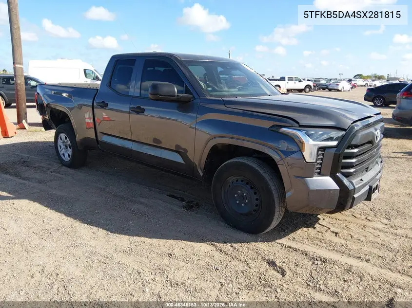 5TFKB5DA4SX281815 — 2025 Toyota Tundra, фото 2 с аукциона IAAI, Возвращение во владение