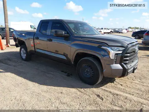 5TFKB5DA4SX281815 — 2025 Toyota Tundra, Возвращение во владение, фото до ремонта